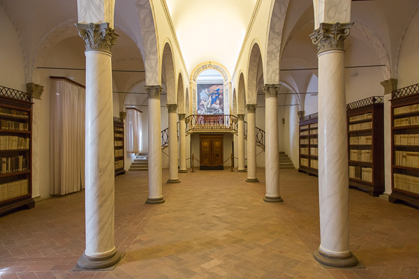 Toskana - Monte Oliveto Maggiore - Die Bibliothek