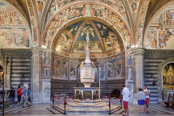 Toskana - Siena - Dom - Baptisterium