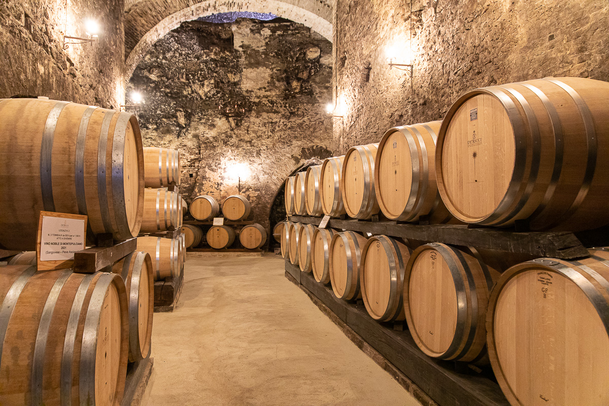 Toskana - Weingut De´Ricci - Der Weinkeller