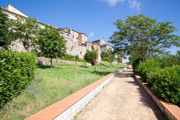 Toskana - Castellina in Chianti - Stadtmauer